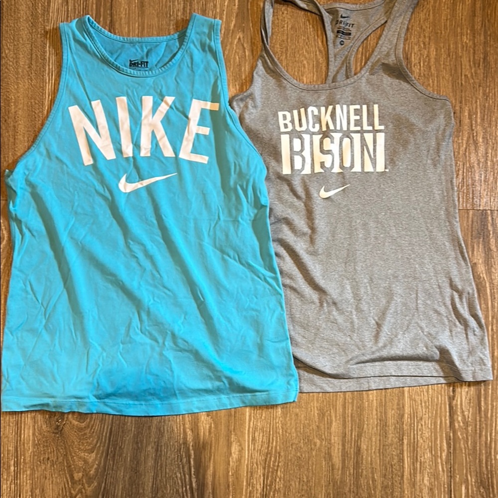 Nike and Bucknell Bison Tank Tops